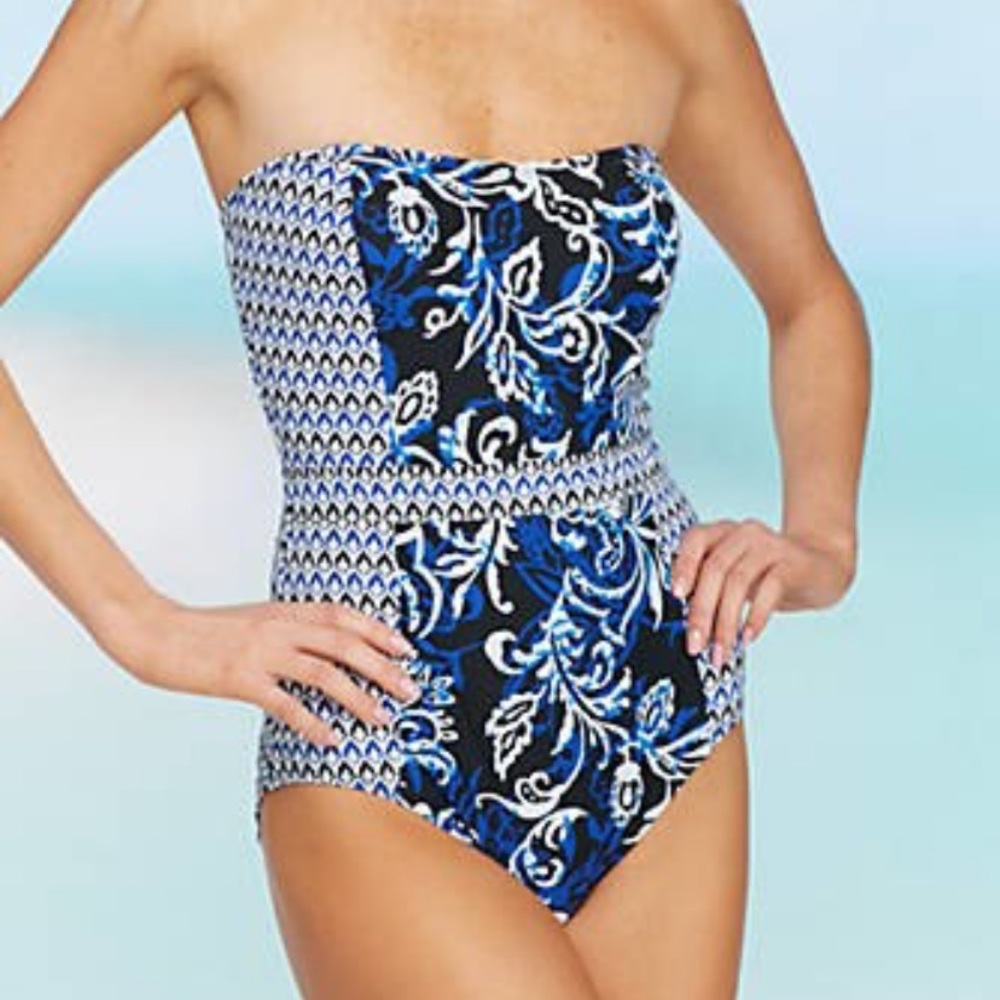 NWT Tommy Bahama Island Sculpt One Piece Swimsuit